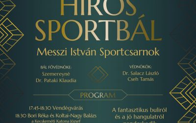 Hírös Sportbál jegyértékesítés: 2026.02.13.12:00 óráig